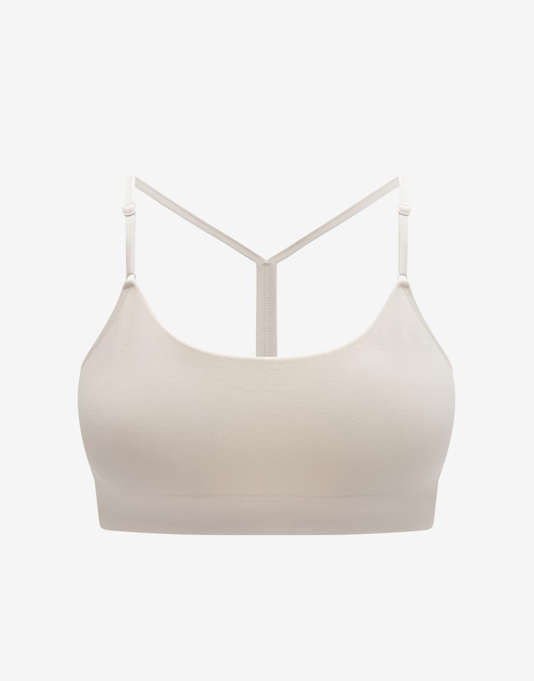 Seamless Stretch Cotton Wireless Bralette Sel de mer Braelia - vue 1