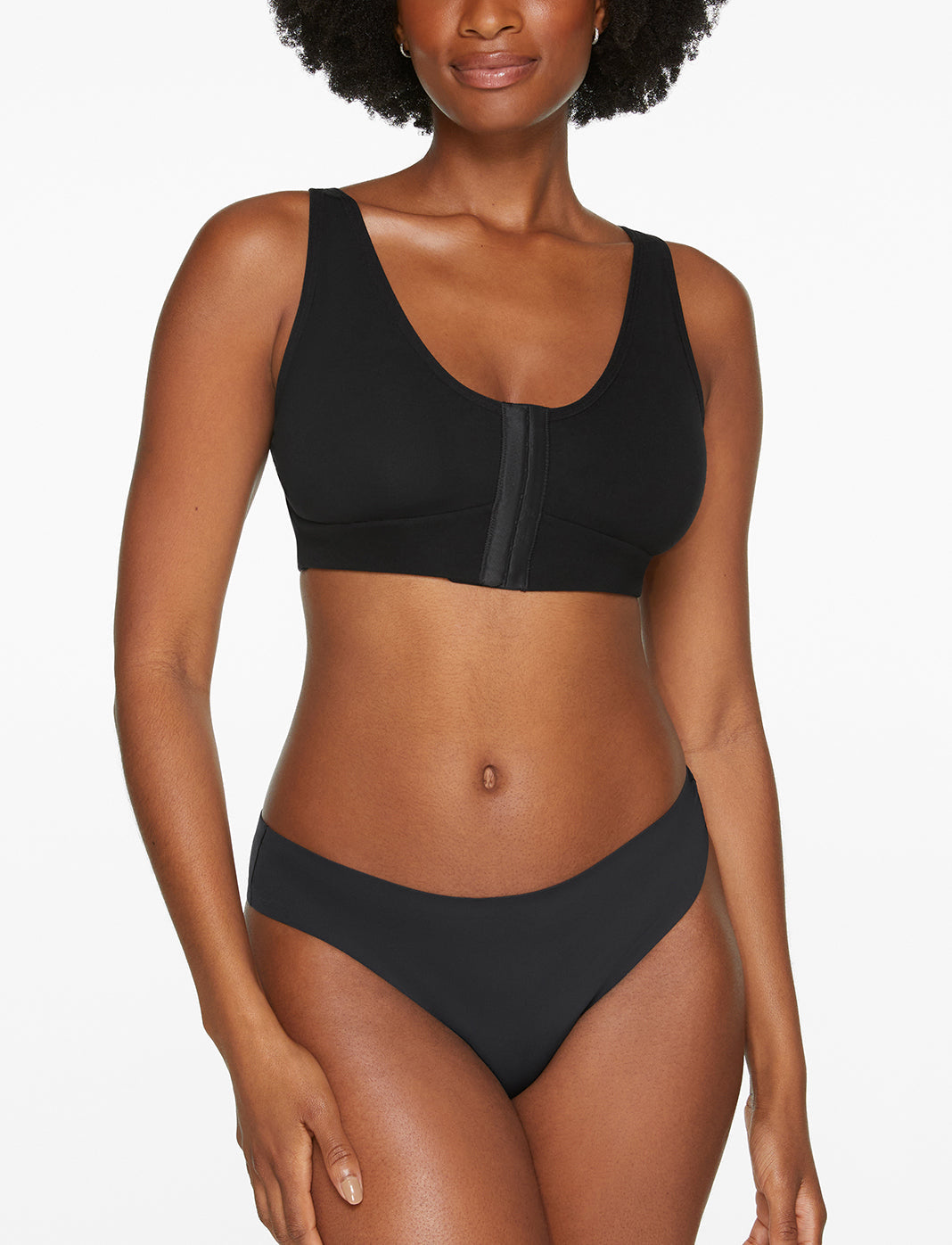 Rora Post-Surgery Front Closure Bra Noir Braelia - vue 2