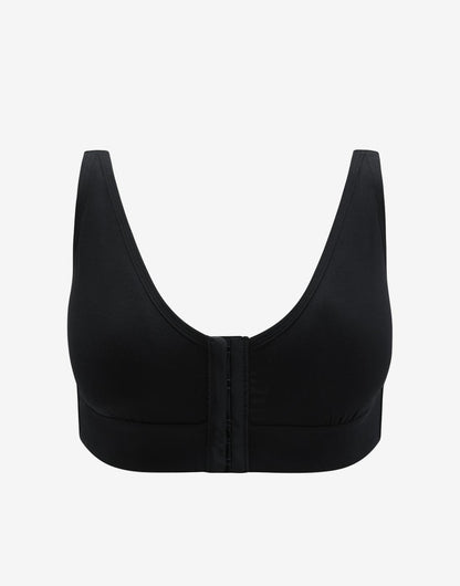 Rora Post-Surgery Front Closure Bra Noir Braelia - vue 1