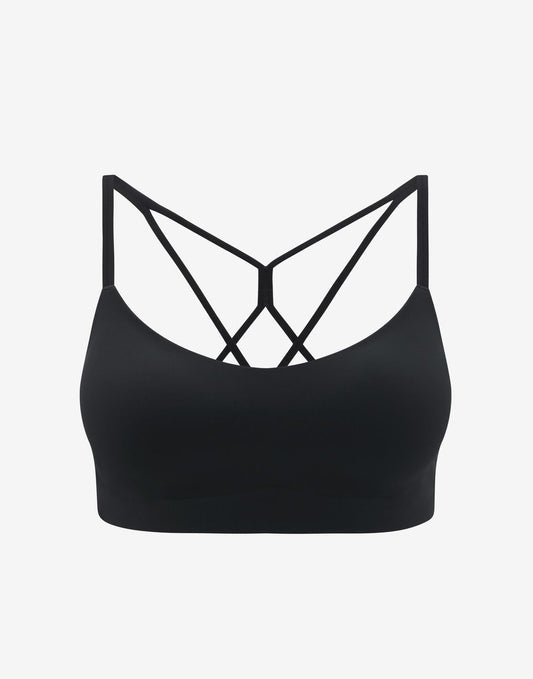 Thermoregulating TempSync™ Pullover Sports Bra Noir Braelia - vue 1