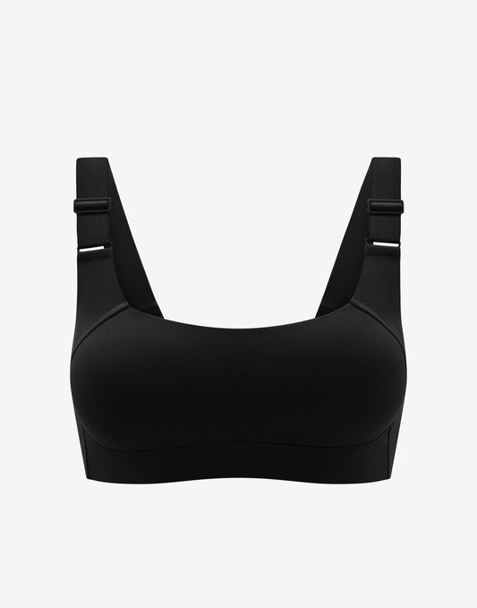 TempSync™ Adjustable Sports Bra Noir Braelia - vue 1