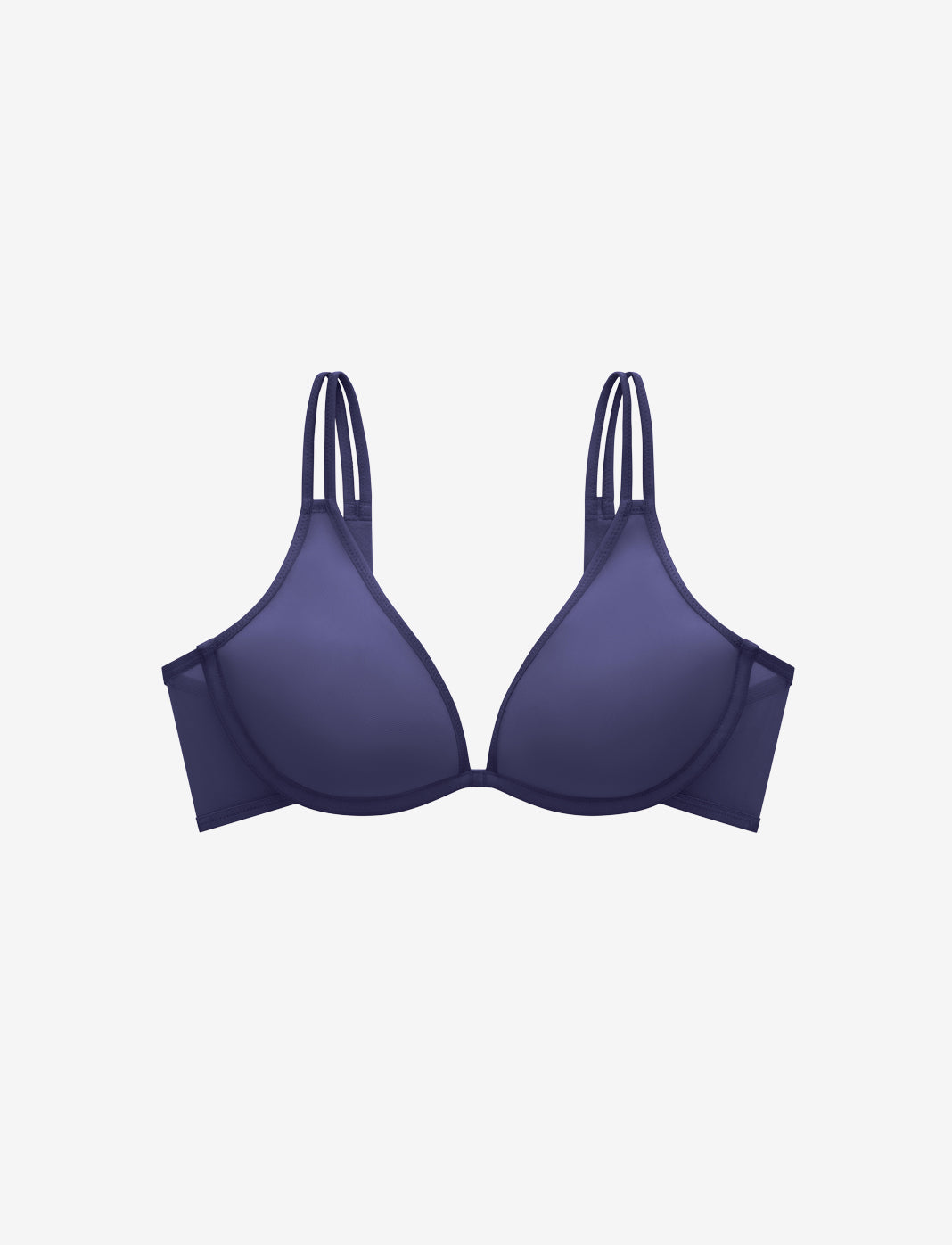 Bare Mesh Plunge Bra Indigo Braelia - vue 1