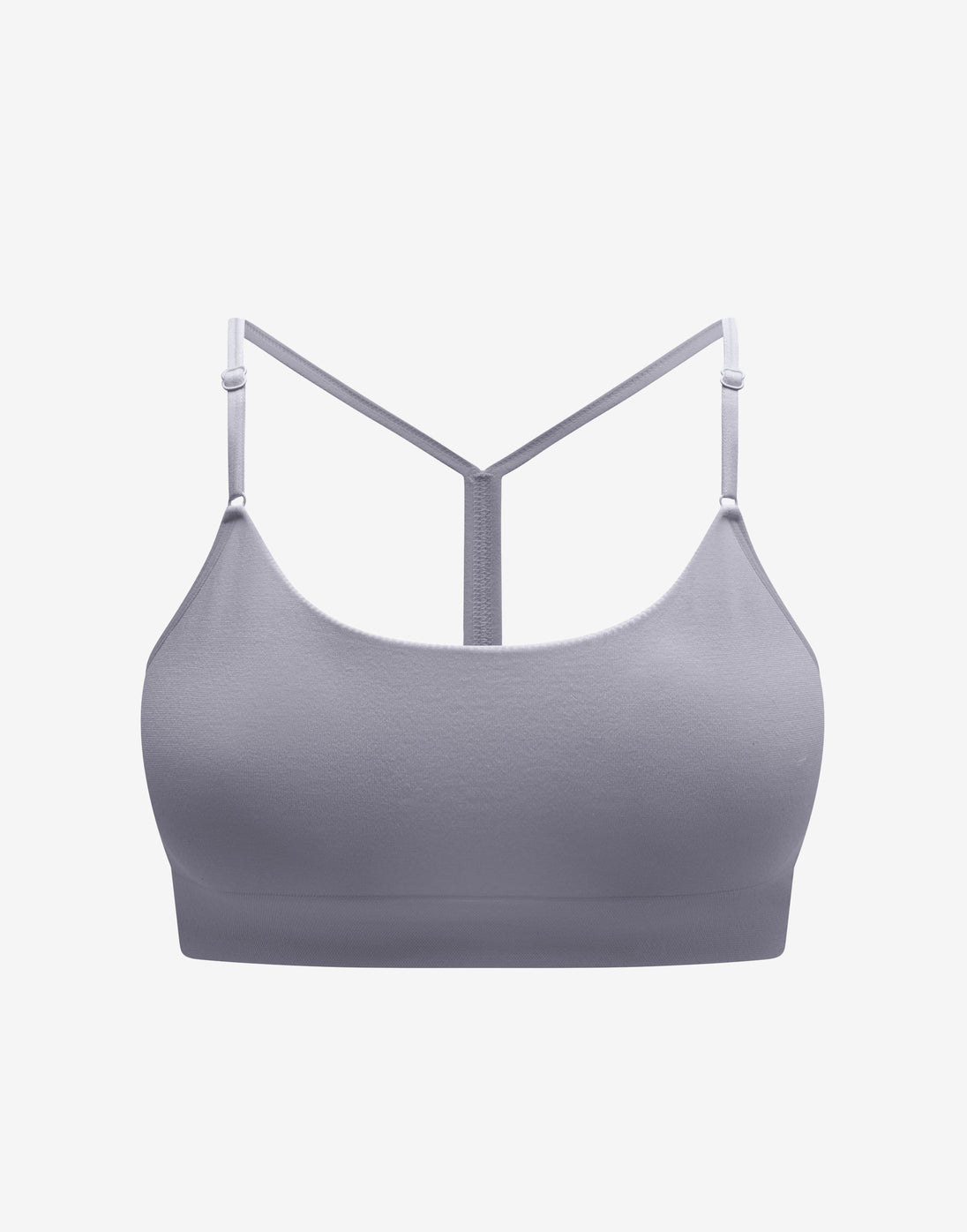 Seamless Stretch Cotton Wireless Bralette Bleu granit Braelia - vue 1
