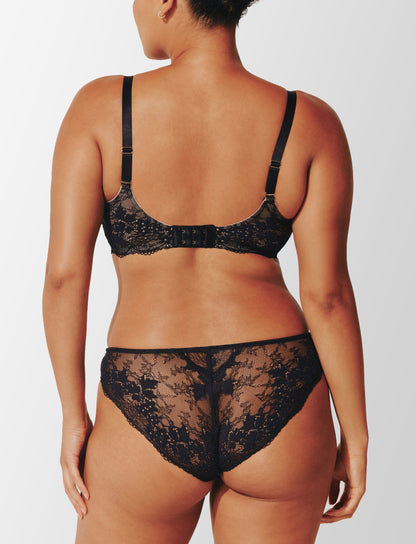 All Day Lace Wireless Bra Noir Braelia - vue 4