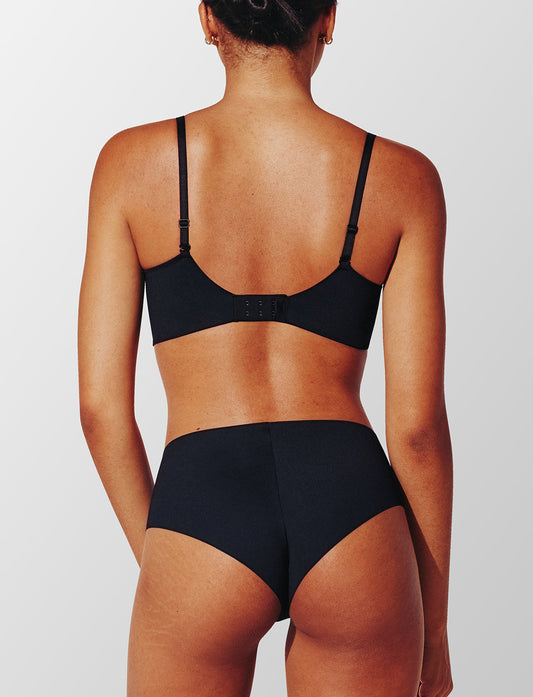 Zero Edge™  Invisible Cheeky Noir Braelia - vue 1