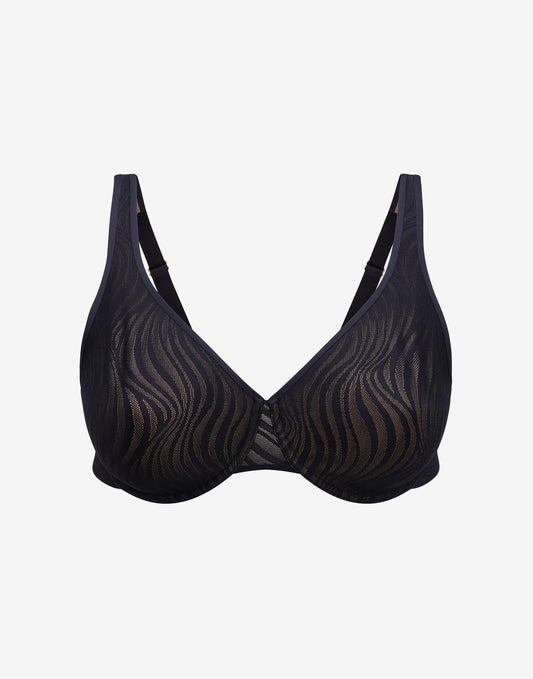 24/7® Classic Unlined Lace Minimizer Noir Braelia - vue 1