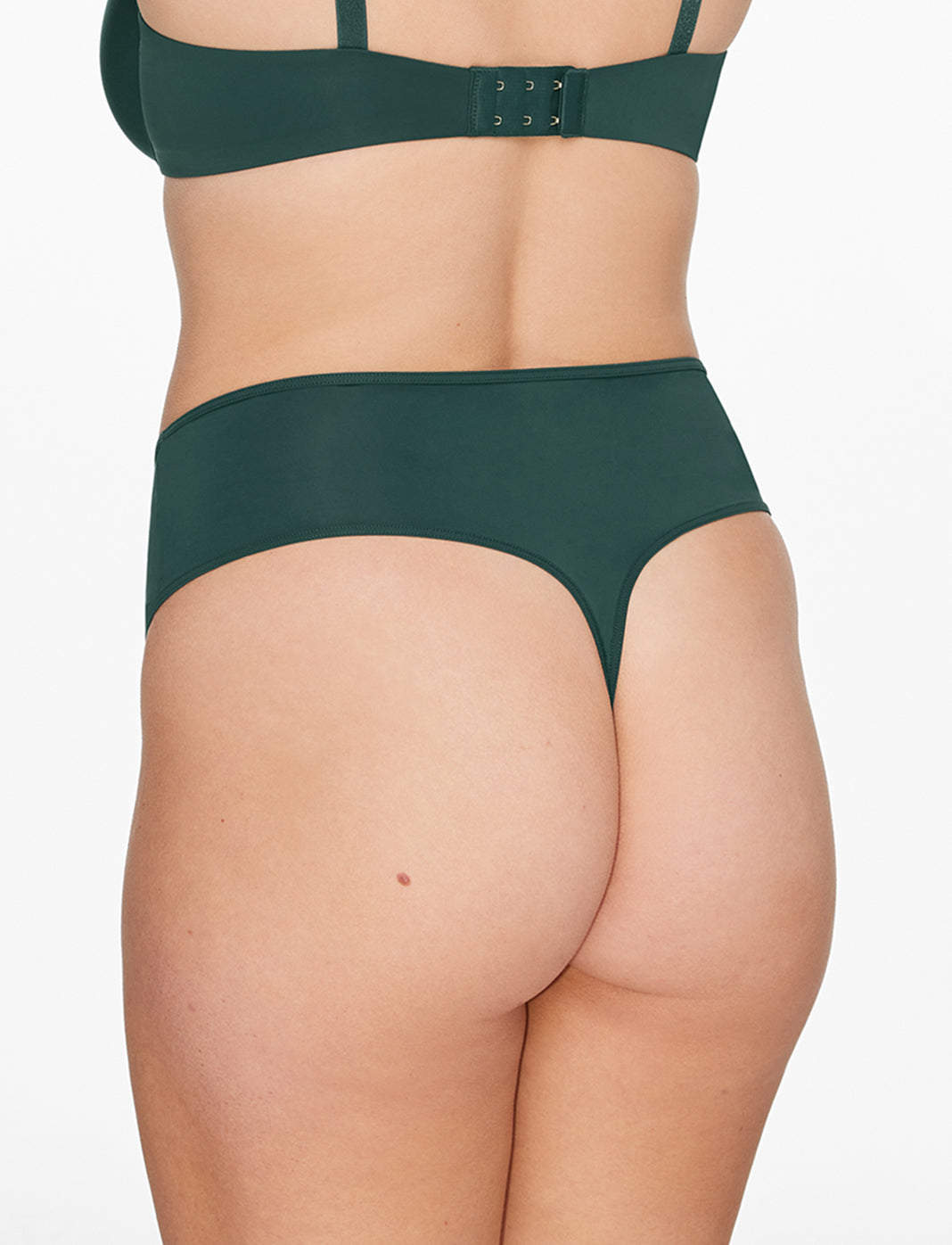 24/7® Classic High Waist Thong Eucalyptus Braelia - vue 1